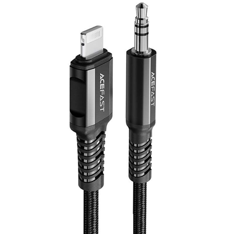 Аудіо кабель Aux Acefast C1-06 (Lightning to AUX 3.5mm) (1m)