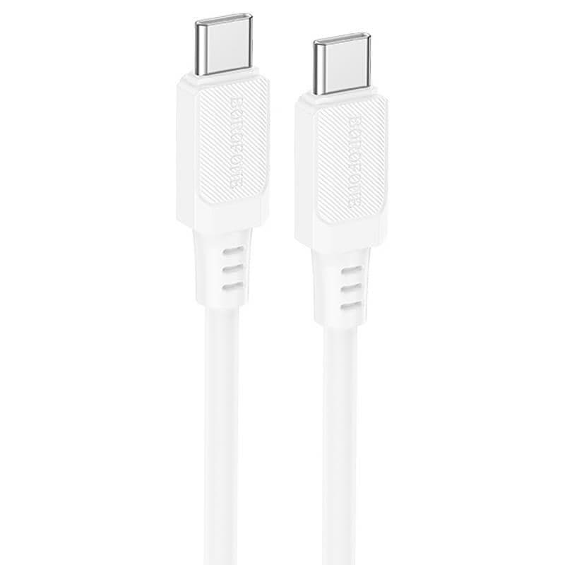 Дата кабель Borofone BX115 Lotto Type-C to Type-C 60W (1m)